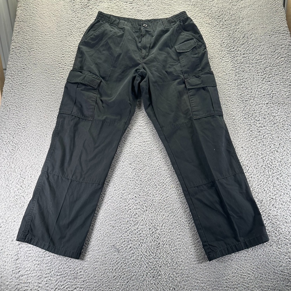 Propper Pant Mens 38x32 Black Cotton Cargo Straight Leg Utility Workwear Travel